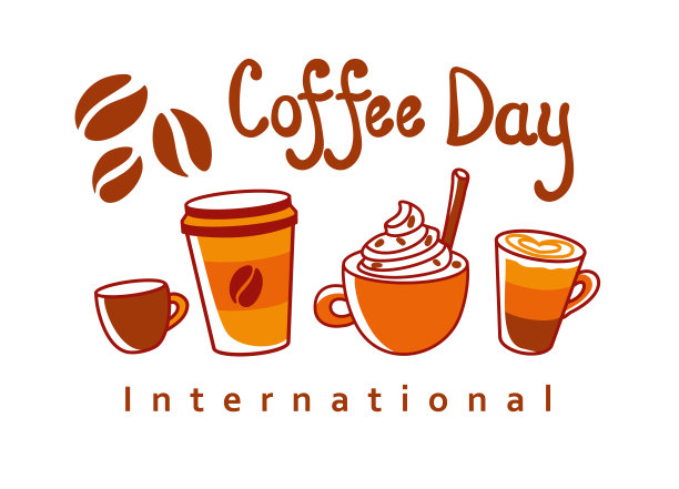 不同种类的咖啡。咖啡豆。横幅。国际咖啡日。图片下载