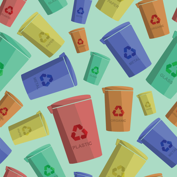 图案与各种回收箱图片下载