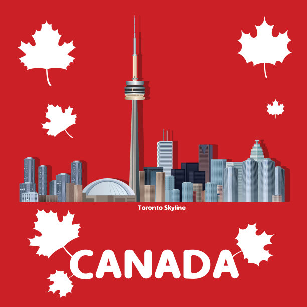 多伦多的天际线图片下载