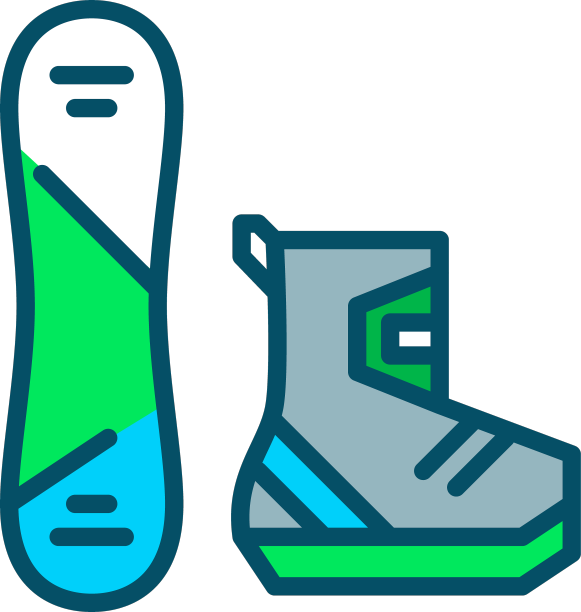 滑雪板和靴子冬季休闲极限图片下载