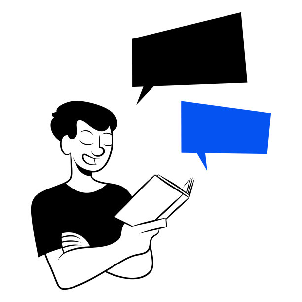 正在读书的年轻人图片下载