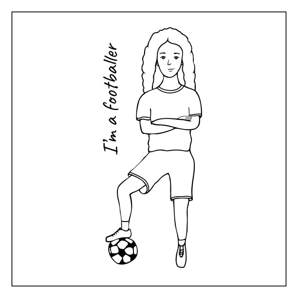 女足球运动员图片下载