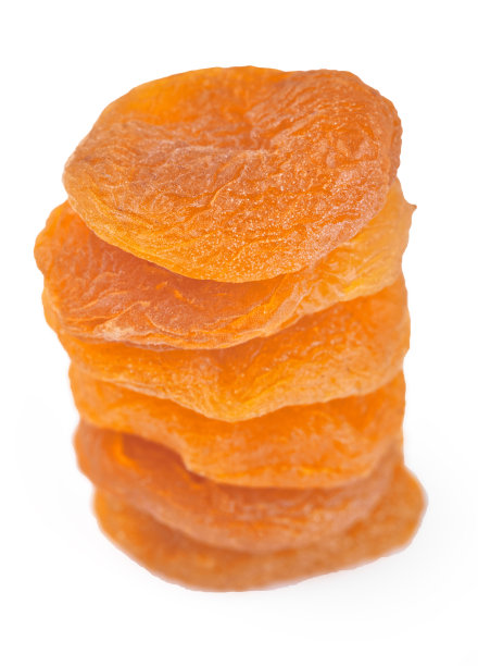 干杏成分近隔离在一个白色的背景。一个橙杏水果与剪接路径照片的广告图片下载