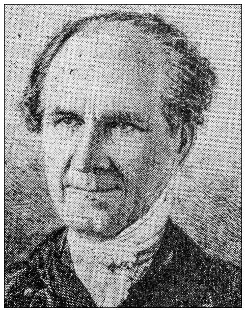 著名人物的古董肖像:山姆·休斯顿图片下载