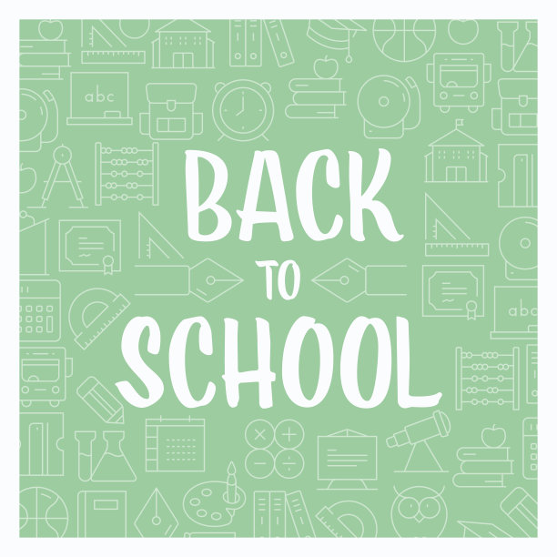 回到学校的横幅设计图片下载