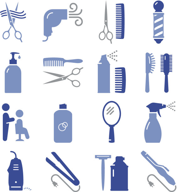 头发护理图标-专业系列图片下载