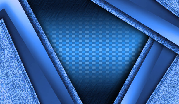 蓝色阴影金属抽象线条背景。现代未来科技背景。图片下载