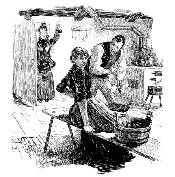 厨房里心情好图片下载