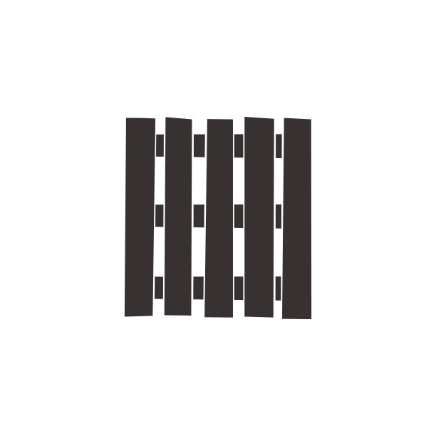 木材托盘顶视图在平面矢量插图孤立在白色背景图片下载