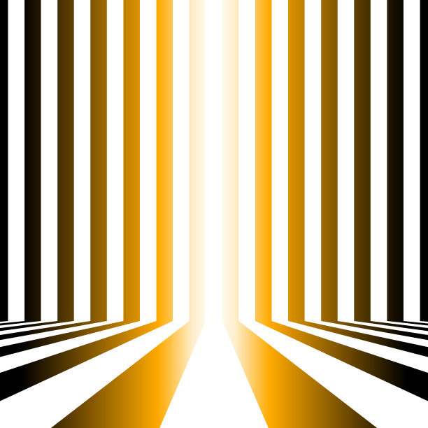 光明的未来，门或缝隙明亮的光。图片下载