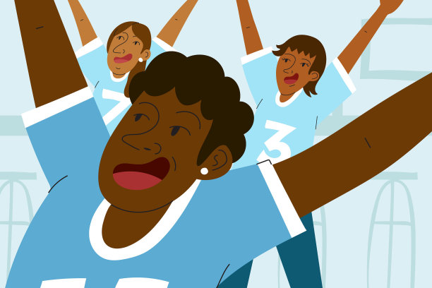 一群多种族的体育迷与朋友一起观看和庆祝体育比赛图片下载