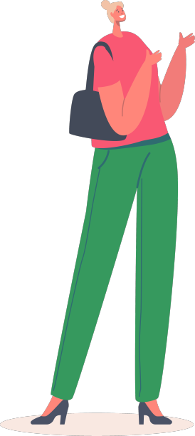 时髦的白人女孩角色穿红色衬衫图片下载