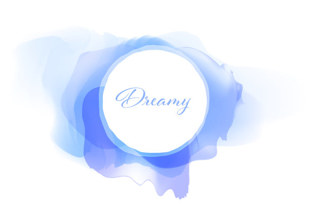 蓝色的圆形标志图片下载