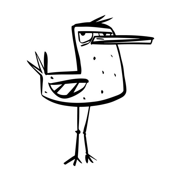 可爱小鸟卡通插画图片下载