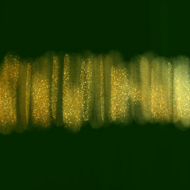 抽象背景与金色闪烁笔触。金色闪亮的Grunge纹理。金箔画笔描边背景。贺卡和标签的金色纹理设计元素，抽象背景。图片下载