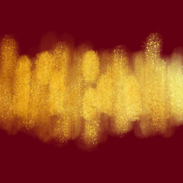 抽象背景与金色闪烁笔触。金色闪亮的Grunge纹理。金箔画笔描边背景。贺卡和标签的金色纹理设计元素，抽象背景。图片下载