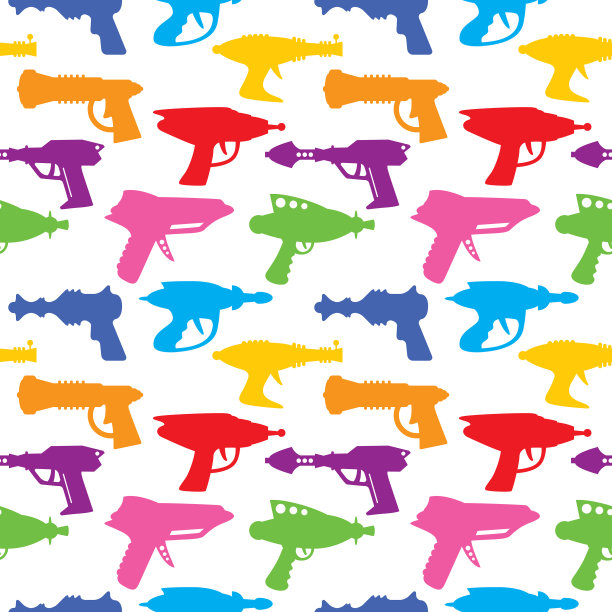 彩色射线枪无缝模式图片下载