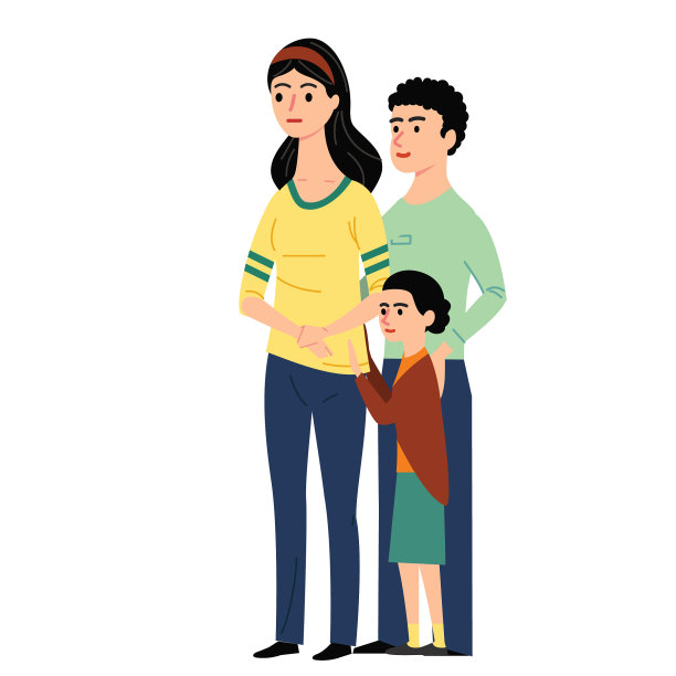 单亲家庭图片下载