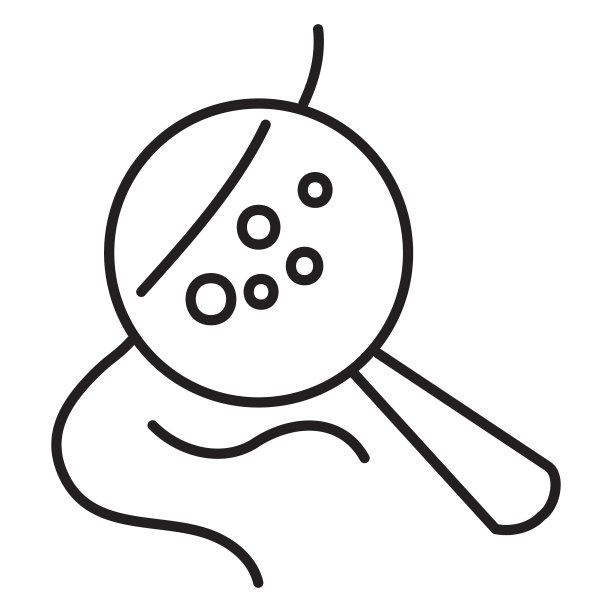 现代护肤美容近距离治疗痤疮细线风格-可编辑中风图片下载