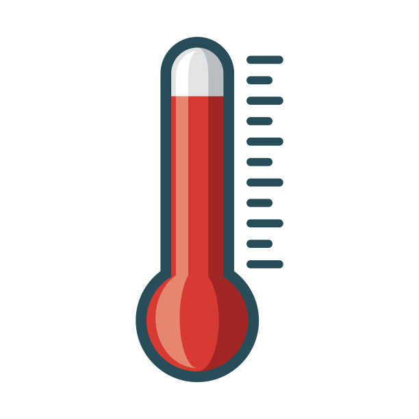 在透明背景上过热图标图片下载