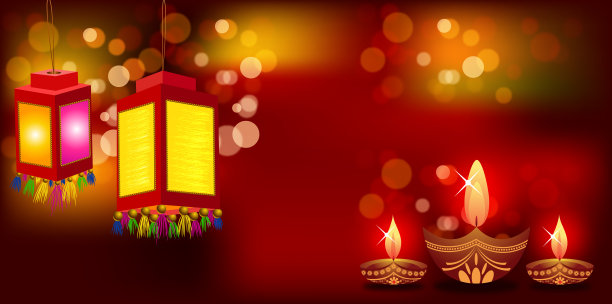 排灯节背景图片下载