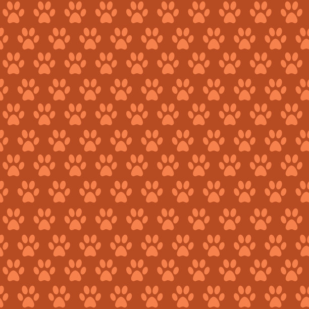 狗爪图标无缝模式背景图片下载