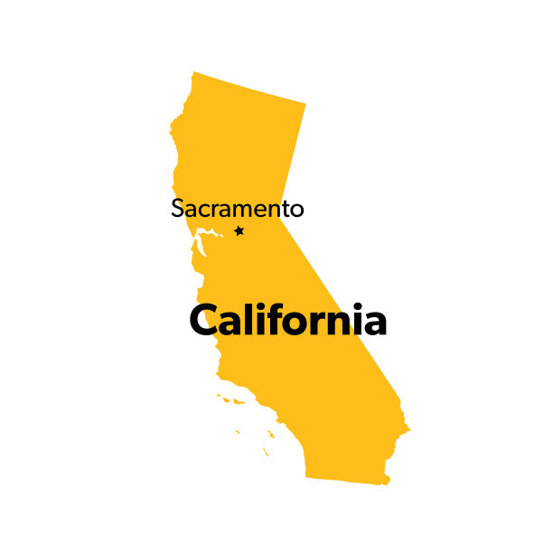 美国的一个州，首府是加利福尼亚图片下载