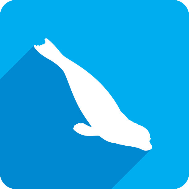 海狮图标剪影2图片下载