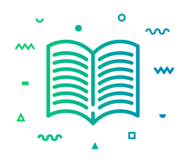 阅读线条风格图标设计图片下载