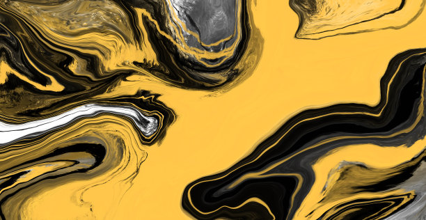 抽象的背景——艺术。自然的奢侈品。风格融合了大理石的漩涡或玛瑙的波纹。非常漂亮的黄色和块漆加上金粉图片下载