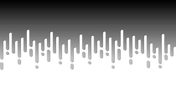 抽象圆角线-半色调过渡-灰色无缝背景图片下载