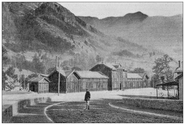 古画:考特列茨火车站图片下载