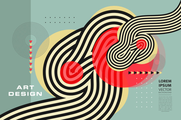 几何抽象背景，街墙艺术概念，节日，街头集市，嘉年华活动海报，横幅设计。图片下载