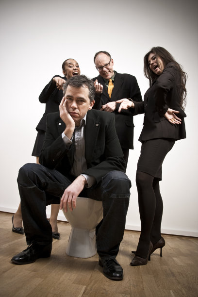 围攻概念，商业人士图片下载