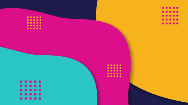 创意生动的色彩几何背景图片下载