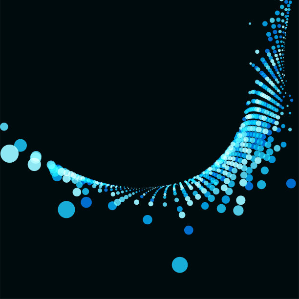 彩色波模式数据流动背景图片下载