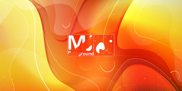 多色抽象背景。橙色和黄色抽象背景图片下载