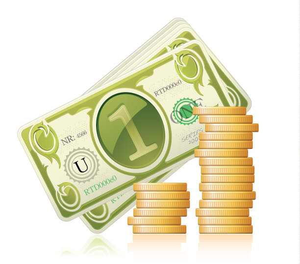 现金和硬币图标图片下载