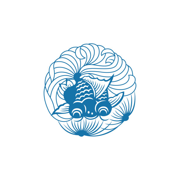 金鱼(中国传统剪纸艺术)图片下载