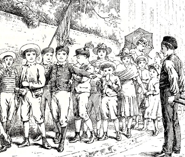 孩子们在街上游行图片下载