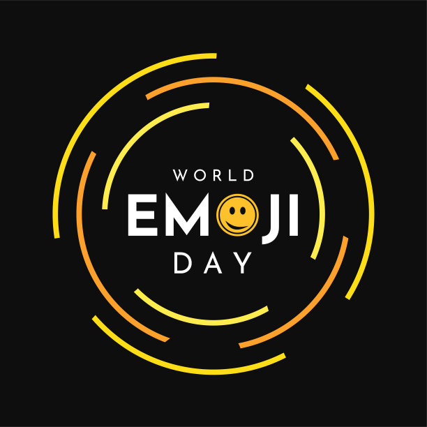 世界表情符号日海报。向量图片下载