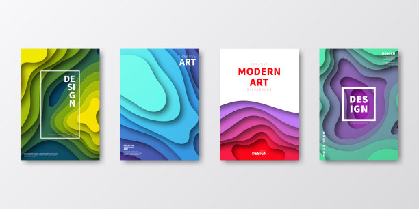 宣传册模板布局，封面设计，商业年度报告，传单，杂志图片下载