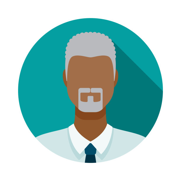 男性面部毛发头像图标图片下载