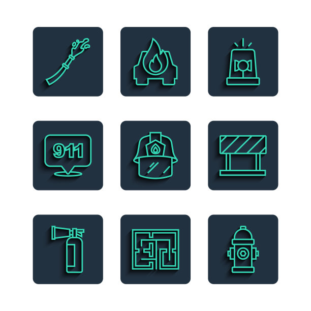 制定灭火器疏散计划图片下载
