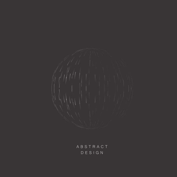 抽象的圆形三维空间的未来感图片下载