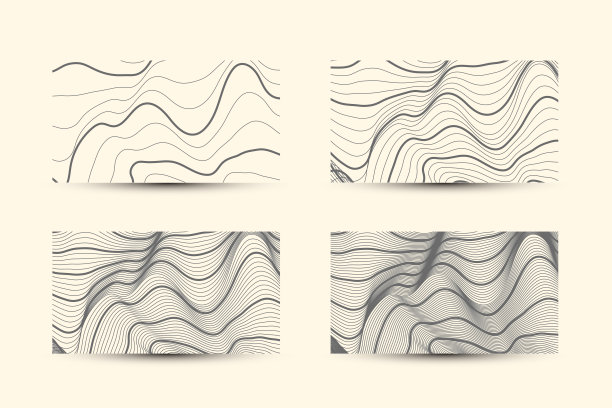 用于设计的几何形状。分子的网格。3 d技术风格。图片下载
