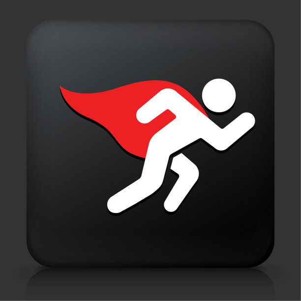 超级英雄与Cape Running图标图片下载