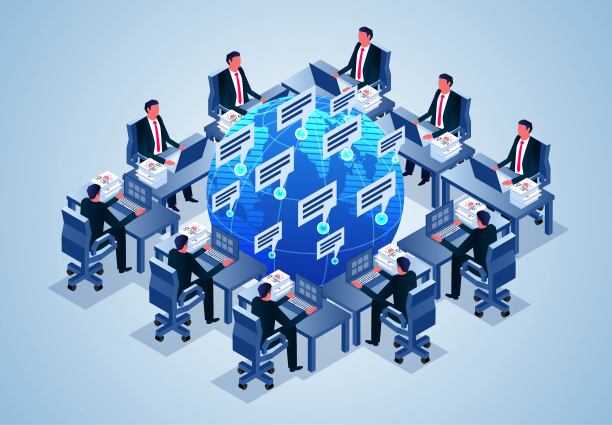 全球商务会议，全球商务网络和研讨会，全球领导或董事会会议图片下载