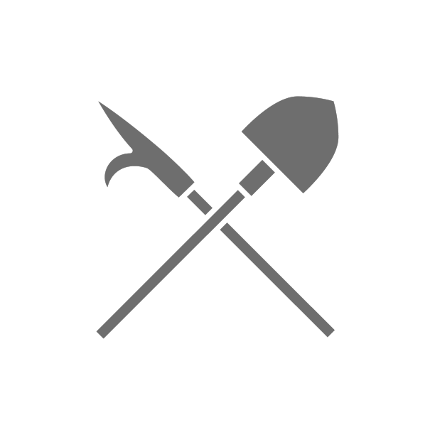 消防斜口带铲，消防设备灰色图片下载