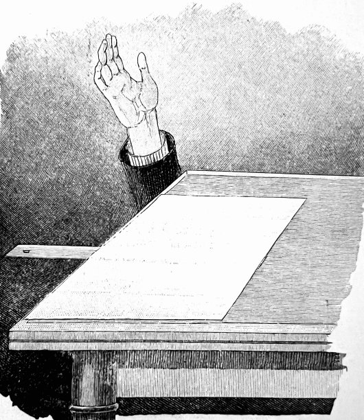 把手放在桌子下面，烧坏了，帮帮我图片下载